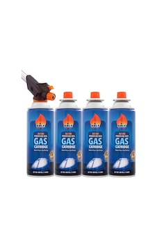 Golf 4 Adet 227 Gr Gaz Kartuşlu Pürmüz Ve Çakmaklı Başlık Set Kam Siyah Golf 4 Adet 227 Gr Gaz Kartuşlu Pürmüz Ve Çakmaklı Başlık Set Kam Siyah