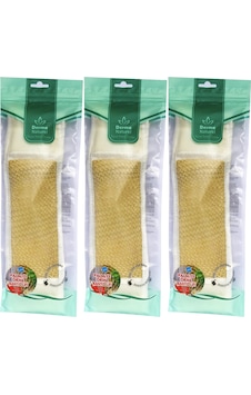 Derma Naturel Palmiye Örme İpli Banyo Kemeri 8 24cm 3 Lü Set Derma Naturel Palmiye Örme İpli Banyo Kemeri 8 24cm 3 Lü Set