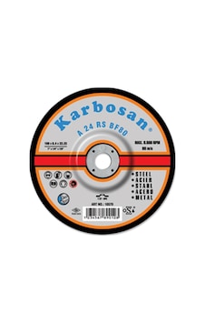 Karbosan 180-8 22-10580 Taşlama Diski Karbosan 180-8 22-10580 Taşlama Diski