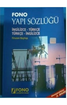 Yapı Sözlüğü İngilizce-Türk -Türkçe-İng Yapı Sözlüğü İngilizce-Türk -Türkçe-İng