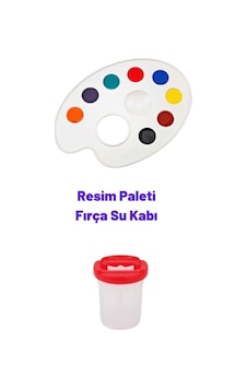Resim Paleti, Su Fırça Kabı, Resim Seti, Boya Paleti Palet Balet Resim Fırça Kap Resim Paleti, Su Fırça Kabı, Resim Seti, Boya Paleti Palet Balet Resim Fırça Kap