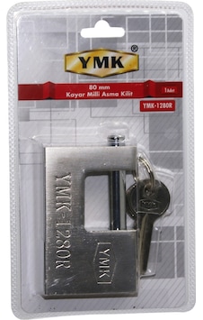 80mm Gri Kayar Milli Asma Kilit 5332