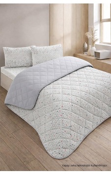 Tek Kişilik Pike Çift Taraflı Kapitone Pike Ve Yatak Örtüsü Takımı 160x230 Cm Desenli Çarşafsız Beyaz- Diğer Tek Kişilik Pike Çift Taraflı Kapitone Pike Ve Yatak Örtüsü Takımı 160x230 Cm Desenli Çarşafsız Beyaz- Diğer