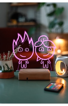 Ateş Ve Su 16 Renk Kumandalı 3d Gece Lambası Çok Renkli Ateş Ve Su 16 Renk Kumandalı 3d Gece Lambası Çok Renkli