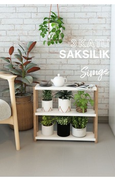 Simge Beyaz Ahşap 3 Katlı Çiçeklik, Saksılık, Çiçek Standı, Dekoratif Raf / Çok Amaçlı Kullanım Beyaz - 652232159 Beyaz Simge Beyaz Ahşap 3 Katlı Çiçeklik, Saksılık, Çiçek Standı, Dekoratif Raf / Çok Amaçlı Kullanım Beyaz - 652232159 Beyaz