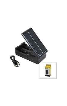 Lı-ıon Charger Ms-tyn82 Aleti 1200ma 2'li Solar Pil Şarj Güneş Enerjili