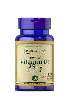 Puritan's Pride Vitamin D3 25 Mcg 1000 Iu 100 Yumuşak Kapsül Puritan's Pride Vitamin D3 25 Mcg 1000 Iu 100 Yumuşak Kapsül