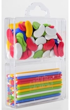 Hatas Sayı Seti Sayı Çubuklu ve Fasulyeli 0875 - 10 Adetli Paket