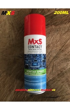 Mxs Kontak Spreyi Kontak Sprey Devre Temizleyici Yağsız 200 ML Mxs Kontak Spreyi Kontak Sprey Devre Temizleyici Yağsız 200 ML