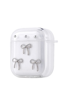Apple Uyumlu AirPods Zore Airbag 44 Airbag Tasarımlı Simli Şeffaf Kutup Kılıf Fiyonk Apple Uyumlu AirPods Zore Airbag 44 Airbag Tasarımlı Simli Şeffaf Kutup Kılıf Fiyonk
