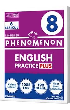 Fenomen 8 The Phenomenon English Practice Plus Fenomen Yayınları Fenomen 8 The Phenomenon English Practice Plus Fenomen Yayınları