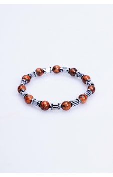 Tudors Doğaltaş Unisex Bileklik-27852 Çok Renkli
