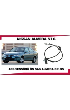 Almera Abs Sensörü Ön Sağ 02-05 Almera Abs Sensörü Ön Sağ 02-05