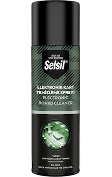 Selsil Yağsız Elektronik Devre Kart Temizleme Spreyi 500 Ml. Selsil Yağsız Elektronik Devre Kart Temizleme Spreyi 500 Ml.