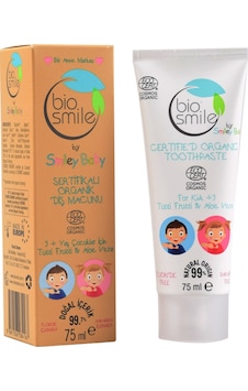 Bio Smile 3+ Yaş Tutti Frutti ve Aloe Vera Özlü Organik Çocuk Diş Macunu 75 ML Bio Smile 3+ Yaş Tutti Frutti ve Aloe Vera Özlü Organik Çocuk Diş Macunu 75 ML