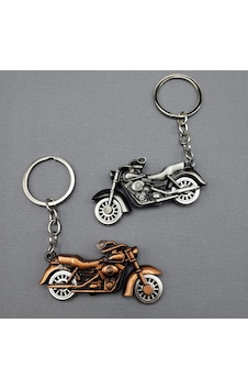 Metal Motor Anahtarlık 1 Adet Altın