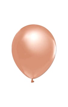 Party Marty Metalik Balon Rose Gold - 15 Adet Altın - Beyaz - Pembe Party Marty Metalik Balon Rose Gold - 15 Adet Altın - Beyaz - Pembe
