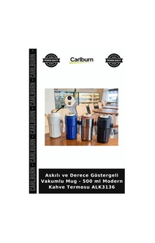 Özel Üretim Askılı Ve Derece Göstergeli Vakumlu Mug - 500 Ml Modern Kahve Termosu Alk3136 Çok Renkli Özel Üretim Askılı Ve Derece Göstergeli Vakumlu Mug - 500 Ml Modern Kahve Termosu Alk3136 Çok Renkli