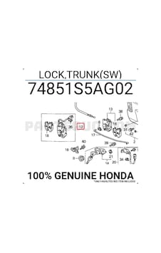 Honda Civic 2001-2006 Bagaj Kilidi Kapak Manuel Kablolu Oem No:74851s5ax4 Honda Civic 2001-2006 Bagaj Kilidi Kapak Manuel Kablolu Oem No:74851s5ax4