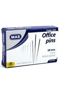 Mas 333 Toplu İğne 50 Gr 28 Mm Mas 333 Toplu İğne 50 Gr 28 Mm