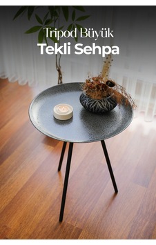 Tripod Büyük Tekli Sehpa Tripod Büyük Tekli Sehpa