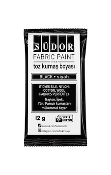 Kumaş Boyası Toz 12 Gr 1 Adet Südor Toz Kumaş Boyası Kot Pantalon Gömlek Tişört Tekstil Kumaş Boyası 1 Adet Siyah Kumaş Boyası Toz 12 Gr 1 Adet Südor Toz Kumaş Boyası Kot Pantalon Gömlek Tişört Tekstil Kumaş Boyası 1 Adet Siyah