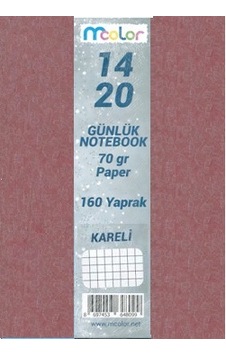 Mcolor Kareli 14x20 Cilt Bezli Ciltli 160 Yp Bordo Mcolor Kareli 14x20 Cilt Bezli Ciltli 160 Yp Bordo