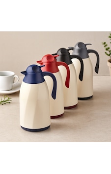 1.3l Cam Hazneli Retro Plastik Termos Sarı 1.3l Cam Hazneli Retro Plastik Termos Sarı