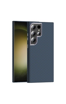 Zore Galaxy S23 Ultra Kılıf M-safe Şarj Özellikli Karbon Fiber Görünümlü Ogaa Gros Kapak - Lacivert Zore Galaxy S23 Ultra Kılıf M-safe Şarj Özellikli Karbon Fiber Görünümlü Ogaa Gros Kapak - Lacivert
