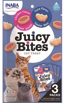 Ciao Juicy Bites Tavuklu Ve Tuna Balıklı Kedi Ödül Maması 3 X 11,3 Gr Ciao Juicy Bites Tavuklu Ve Tuna Balıklı Kedi Ödül Maması 3 X 11,3 Gr