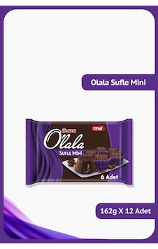 Ülker Olala Sufle Mını 162 Gr x 12 Adet Ülker Olala Sufle Mını 162 Gr x 12 Adet