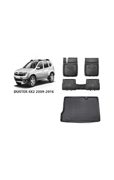 Dacia Duster 4X2  2013 Model 3D Bagaj Havuzu+3D Havuzlu Paspas Takımı