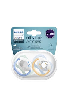 Philips Avent Ultra Air Emzik 0-6 Ay Erkek 2'li Philips Avent Ultra Air Emzik 0-6 Ay Erkek 2'li