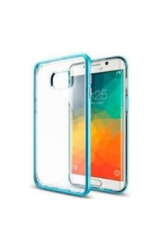 Spigen Galaxy S6 Edge Plus İle Uyumlu Kılıf Neo Hybrid Crystal Blue Topaz Mavi