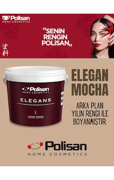 Polisan Elegans Yarı Mat Silinebilir Yılın Rengi Boya 2.5 L Polisan Elegans Yarı Mat Silinebilir Yılın Rengi Boya 2.5 L