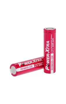 Power-Xtra PX18650-22E 3.7V 2200mAh Li-ion Şarjlı Pil
