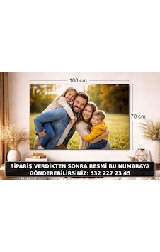 Kişiye Özel Fotoğraflı Kanvas Tablo Duvar Dekoru 70x100