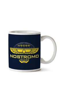 Nostromo Weyland Logo Alien İki Tarafı Baskılı Kupa Bardak Çok Renkli Nostromo Weyland Logo Alien İki Tarafı Baskılı Kupa Bardak Çok Renkli