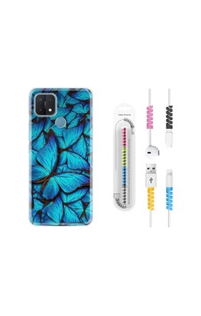 Oppo A15S Kılıf Kablo Koruyuculu Owl 1351 Siyah Oppo A15S Kılıf Kablo Koruyuculu Owl 1351 Siyah