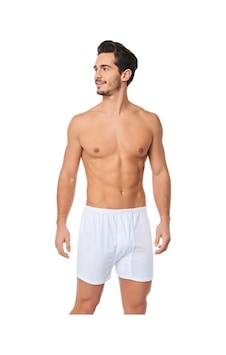 Tutku Erkek Boxer Beyaz %100 Pamuk Penye Paçalı Külot 6 Adet Beyaz Tutku Erkek Boxer Beyaz %100 Pamuk Penye Paçalı Külot 6 Adet Beyaz