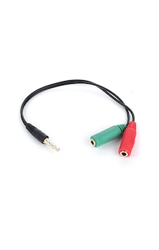 Dark Dk Cb Auc01 2X3.5Mm Stereo Dişi 4Pin 3.5Mm Stereo Erkek Y Dark Dk Cb Auc01 2X3.5Mm Stereo Dişi 4Pin 3.5Mm Stereo Erkek Y