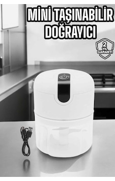 Şarjlı Mini El Rondosu Doğrayıcı Taşınabilir 250 Ml Çelik Bıçaklı - Lisinya Şarjlı Mini El Rondosu Doğrayıcı Taşınabilir 250 Ml Çelik Bıçaklı - Lisinya