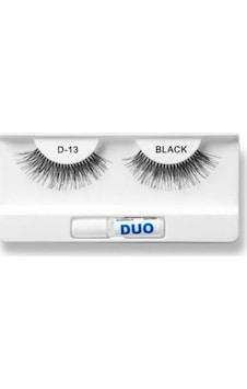 Duo Takma Kirpik %100 Doğal Ve Siyah Görünüm D-13