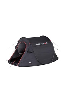 High Peak Vision 3 Kişilik Kamp Çadırı Beyaz - Kırmızı