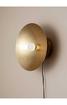Mylights Vintage Aplik Aplik Duvar Lambası Bronz Boyalı 30 Cm Cap Siyah