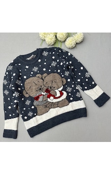 Unisex Triko Kazak Yeni Yıl - Kar - Kış Konsept Dokumalı Renkli Geniş Model Yelpazesi Bluebear Çok Renkli Unisex Triko Kazak Yeni Yıl - Kar - Kış Konsept Dokumalı Renkli Geniş Model Yelpazesi Bluebear Çok Renkli