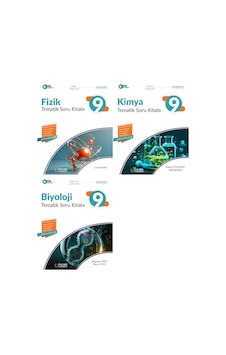 Palme 2026 9. Sınıf Fizik + Kimya + Biyoloji Joker Tematik Soru Seti 3 Kitap Palme 2026 9. Sınıf Fizik + Kimya + Biyoloji Joker Tematik Soru Seti 3 Kitap