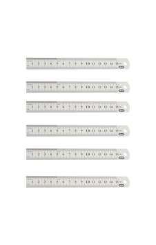 Mas 2328 Çelik Cetvel 15 Cm - 6 Adet Mas 2328 Çelik Cetvel 15 Cm - 6 Adet