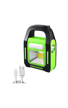 Güneş Enerjili Usb Şarjlı Mobil Güç Kaynaklı Kamp Lambası Yeşil Güneş Enerjili Usb Şarjlı Mobil Güç Kaynaklı Kamp Lambası Yeşil