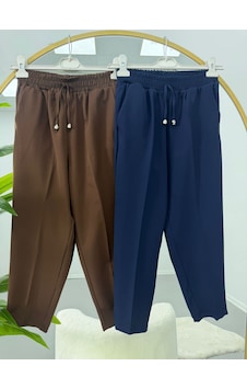 Lovie Moda Beli Lastikli Cep Detaylı İkili Pantolon Lacivert Lovie Moda Beli Lastikli Cep Detaylı İkili Pantolon Lacivert